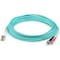 Add-On This Is A 7M Lc (Male) To St (Male) Aqua Duplex Riser-Rated Fiber ADD-ST-LC-7M5OM3 - alternate 1